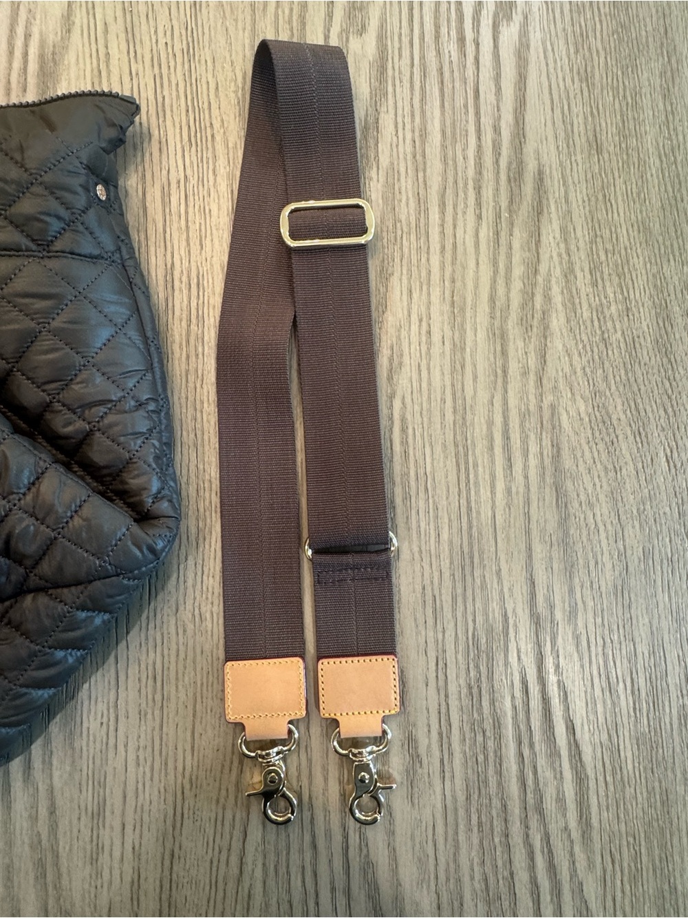 MZ Wallace Quilted Metro Tote in Taupe Brown - Picture 7 of 16